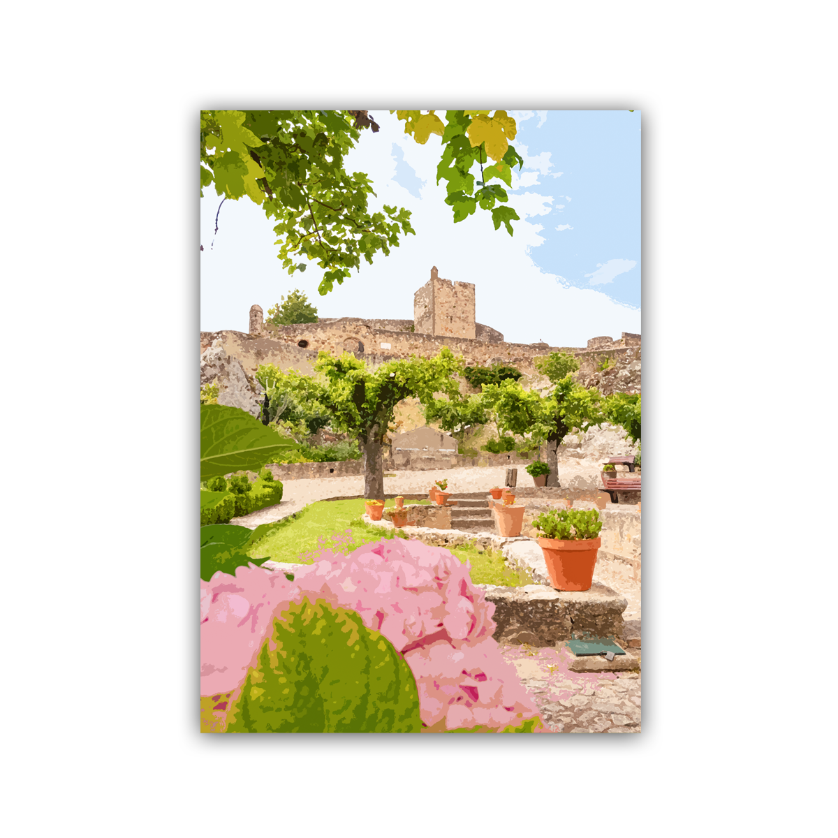Marvão Castle - Quiet Courtyard │ Postcard of Portugal