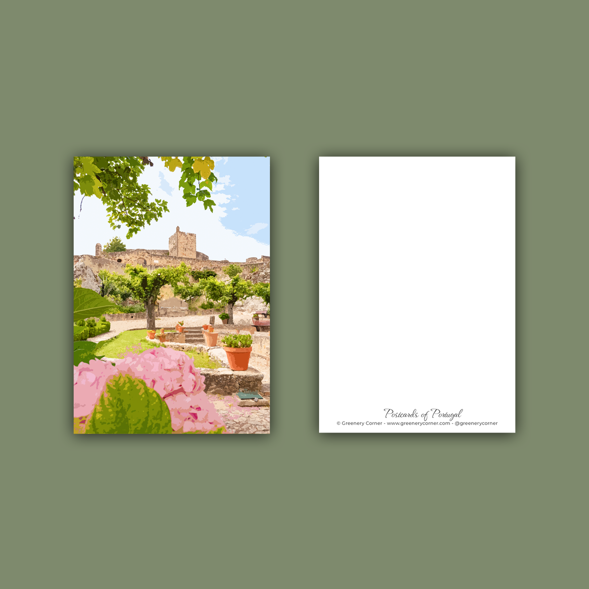 Marvão Castle - Quiet Courtyard │ Postcard of Portugal